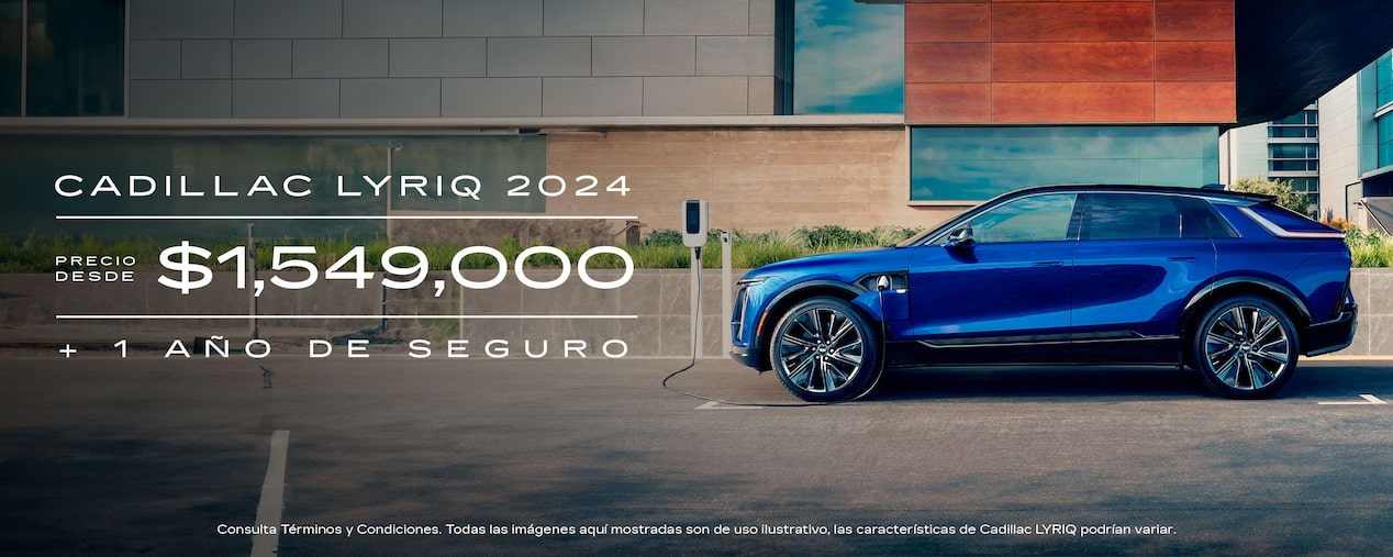 ¡El futuro eléctrico está aquí! Estrena una Cadillac Lyriq 2024 y obtén un bono de hasta $364,500 o 24 MSI más 1 año de seguro 