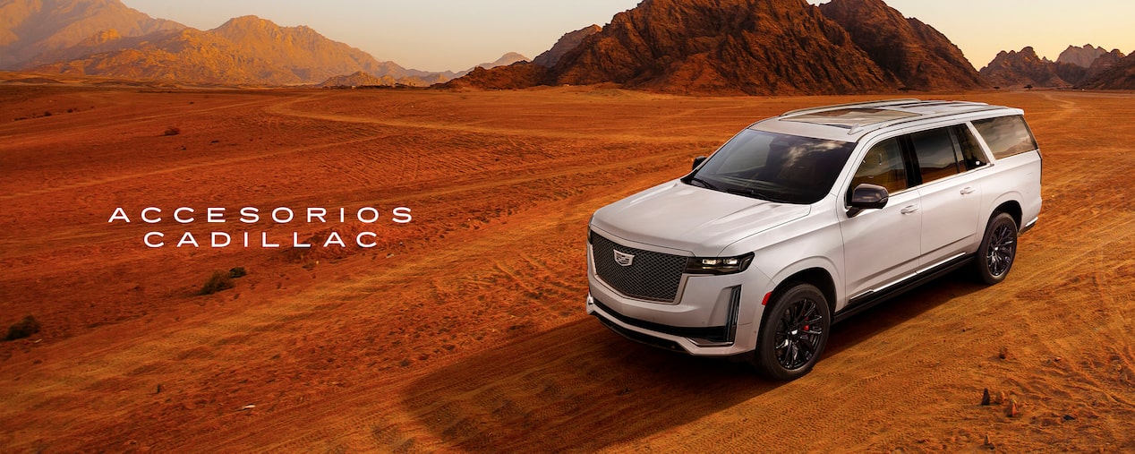 Conoce todos los accesorios disponibles para personalizar tu Cadillac. ¡Encuentra el complemento ideal para tu SUV de lujo!