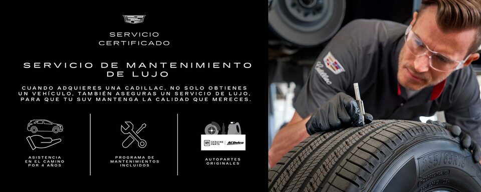 Mantén la seguridad y confianza de tu Cadillac agendando una cita en tu servicio certificado