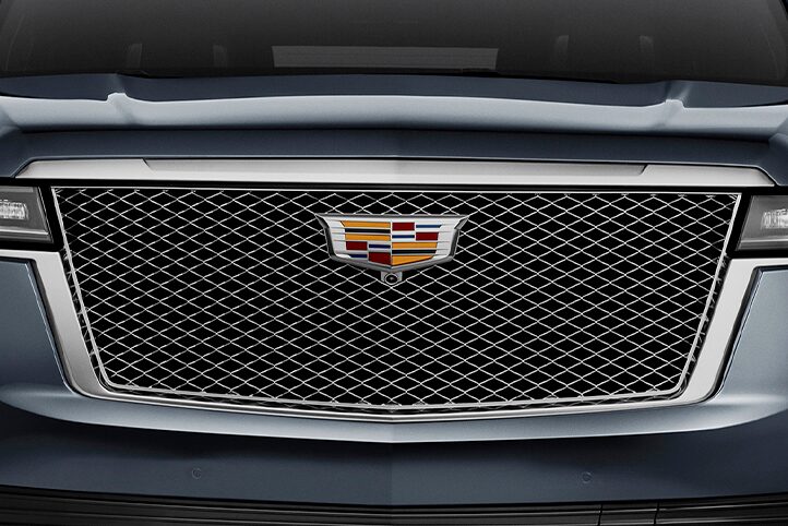 Parrilla galvanizada con emblema Cadillac a color