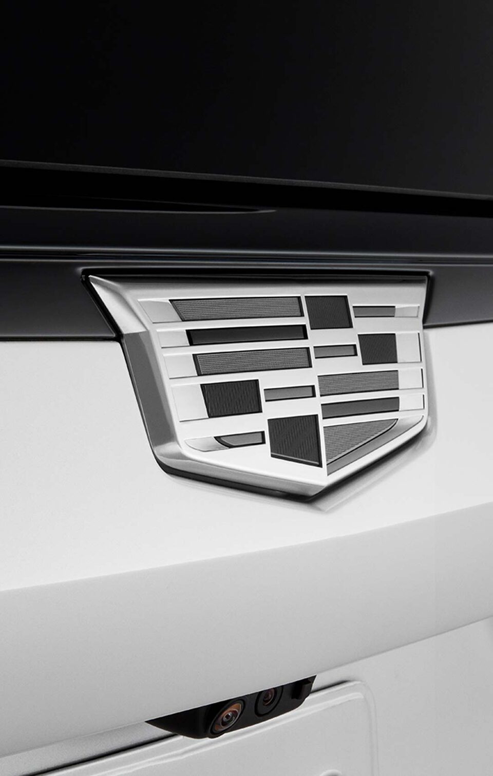  Emblema monocromático de Cadillac Escalade-V 2023