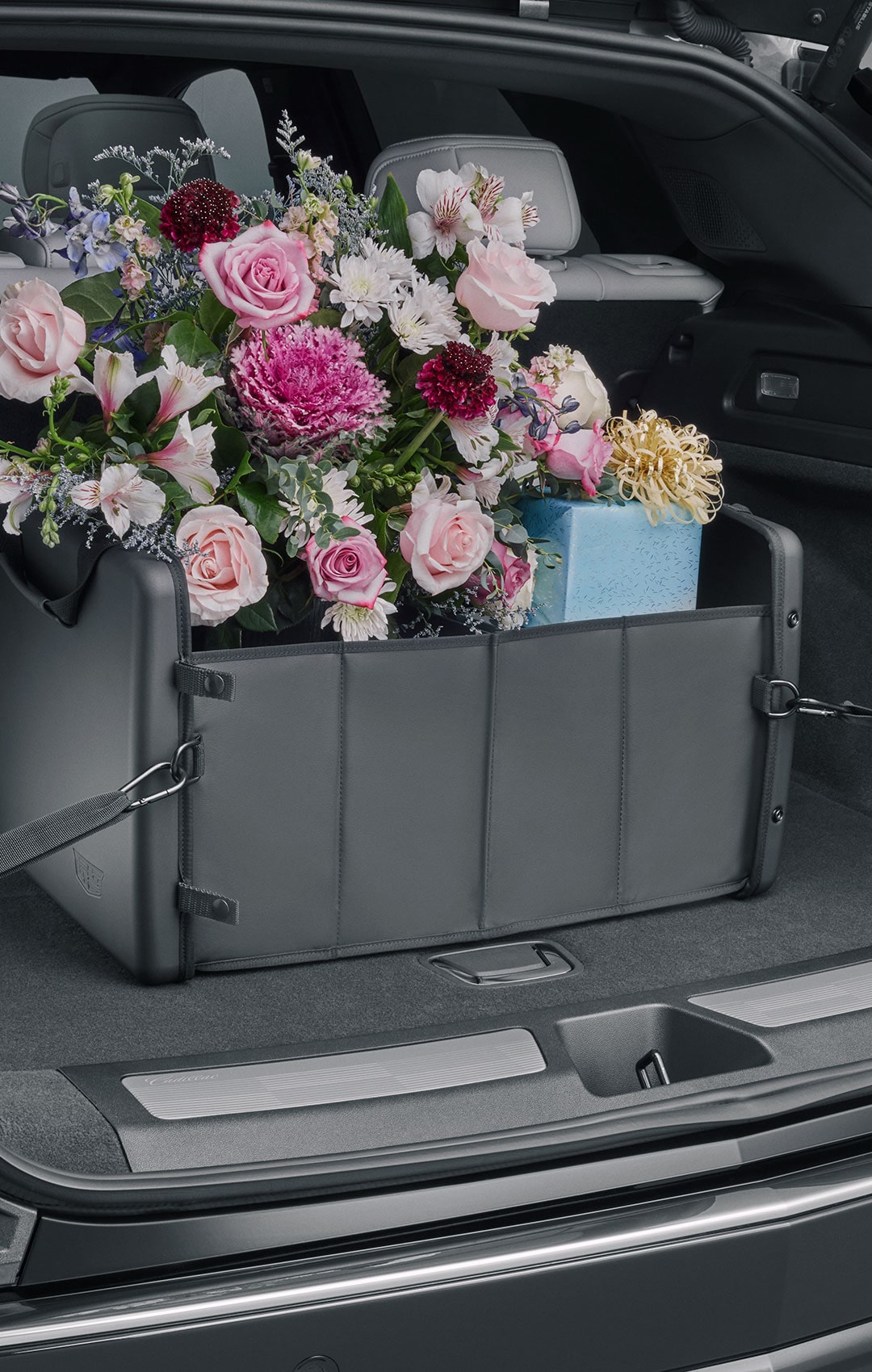 Organizador de cajuela con emblema para tu SUV eléctrica, Cadillac Lyriq