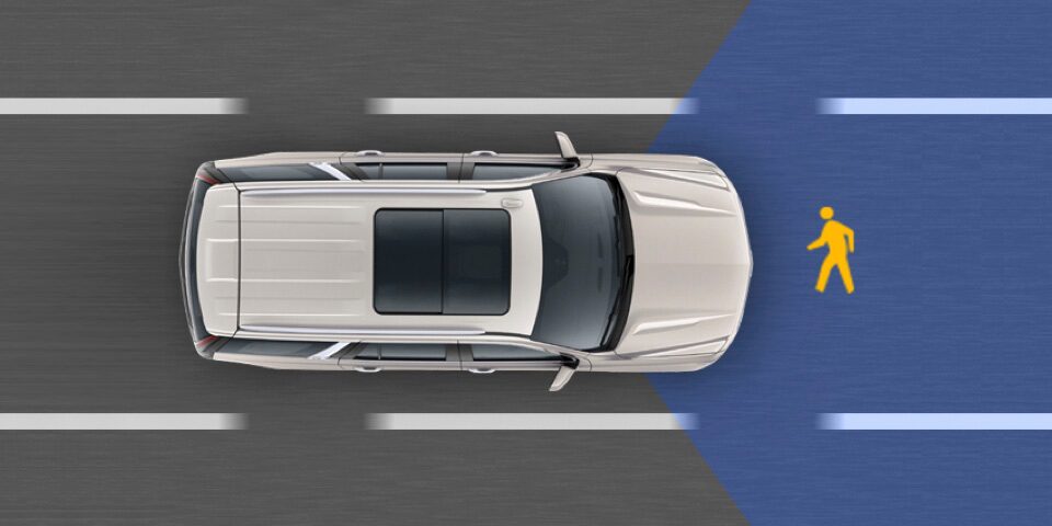 Camioneta grande de lujo, Cadillac Escalade-V 2024, cuenta con detección de peatones frontal y trasera