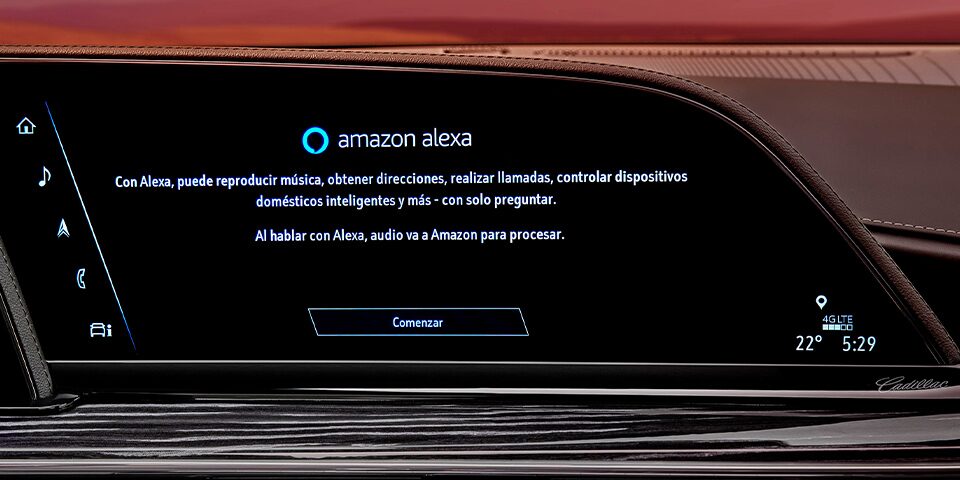 Camioneta grande de lujo, Cadillac Escalade 2024, viene equipada con Alexa