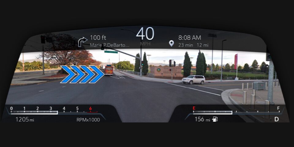 Tu camioneta grande de lujo, Cadillac Escalade-V 2024, viene integrada con navegación de realidad aumentada