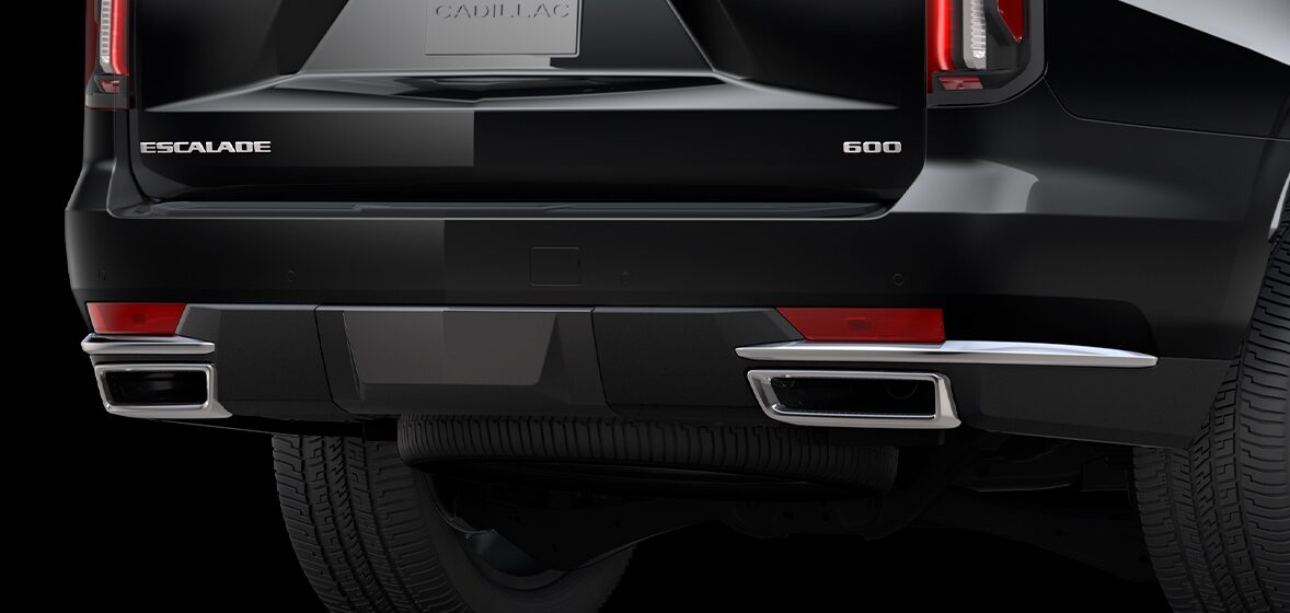 Tu camioneta de lujo, Cadillac Escalade 2024 cuenta con doble escape con borde de galvano