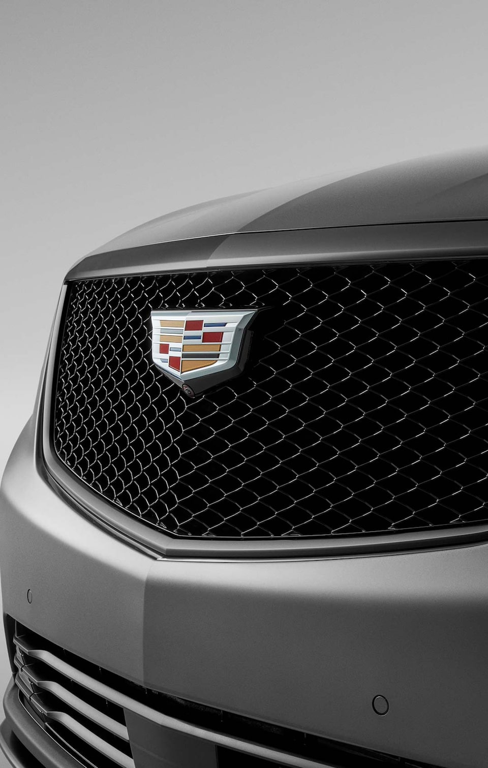Parrilla color negro con cámara integrada para tu Cadillac XT5 2024, SUV de lujo