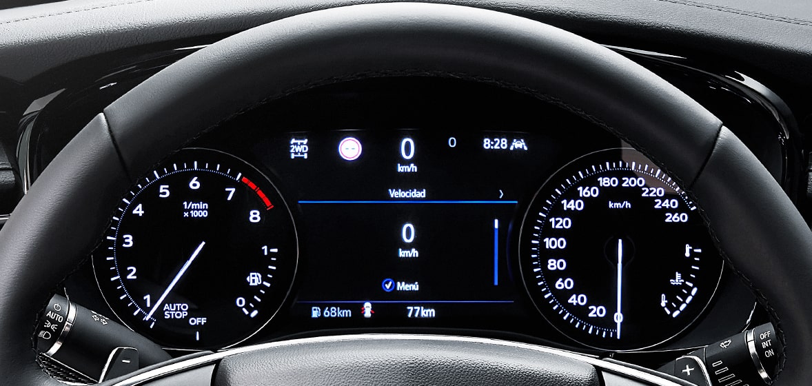 Panel de instrumentos reconfigurable a color de 8 pulgadas en tu Cadillac XT5 2024