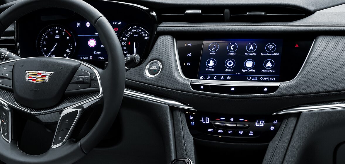 Sistema de infoentretenimiento de tu SUV de lujo, Cadillac XT5 2024