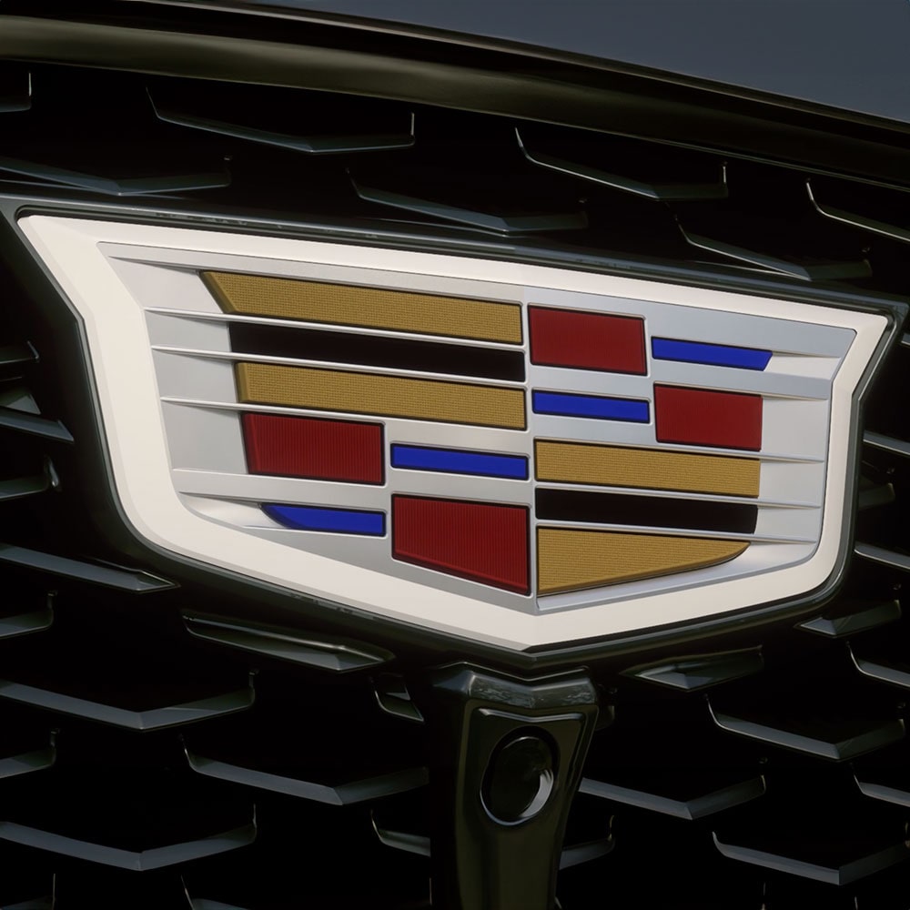 Emblema de la nueva Cadillac Escalade-V 2025, camioneta grande de lujo