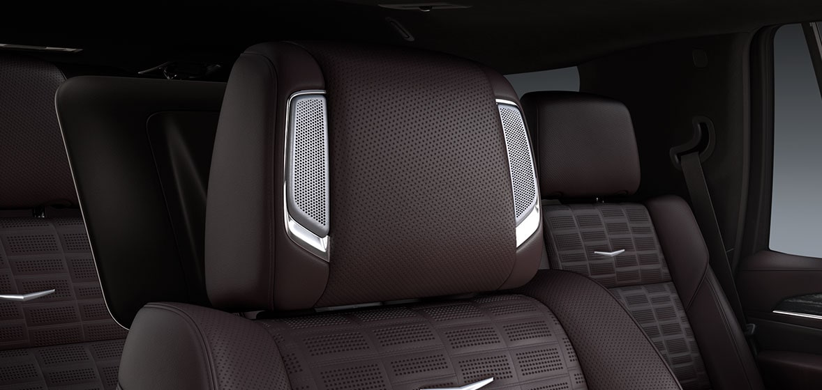 Asientos exclusivos V-Series en tu nueva Cadillac Escalade-V 2025