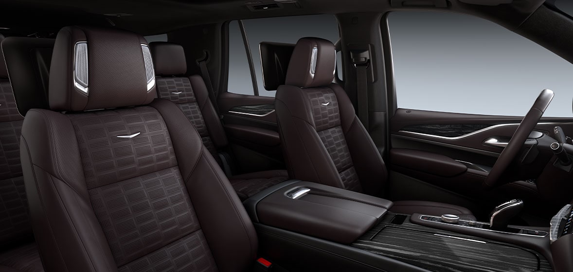 Asientos con ajuste térmico en la camioneta grande de lujo, nueva Cadillac Escalade 2025