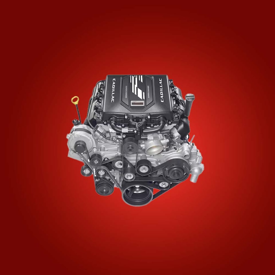 Motor 6.2L supercargado de 682 HP en tu camioneta grande de lujo, Cadillac Escalade-V 2025
