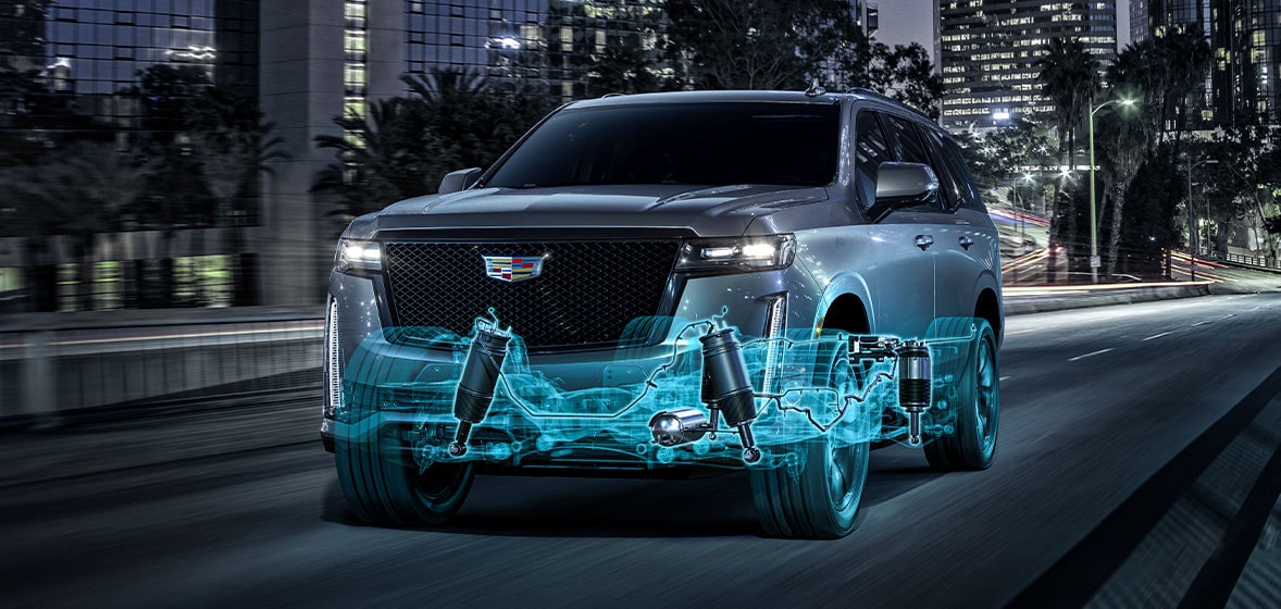 Suspensión Air Ride Adaptive en tu camioneta de lujo, nueva Cadillac Escalade 2025