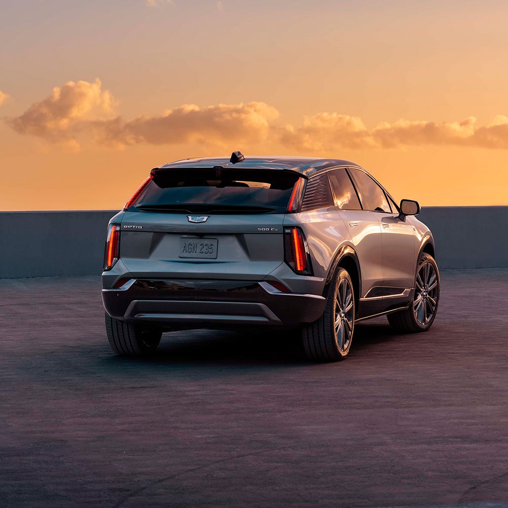 Diseño posterior de la nueva Cadillac Optiq, SUV eléctrica de lujo