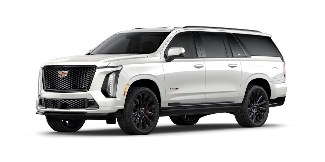 Cadillac Escalade-V versión ESV color polar white