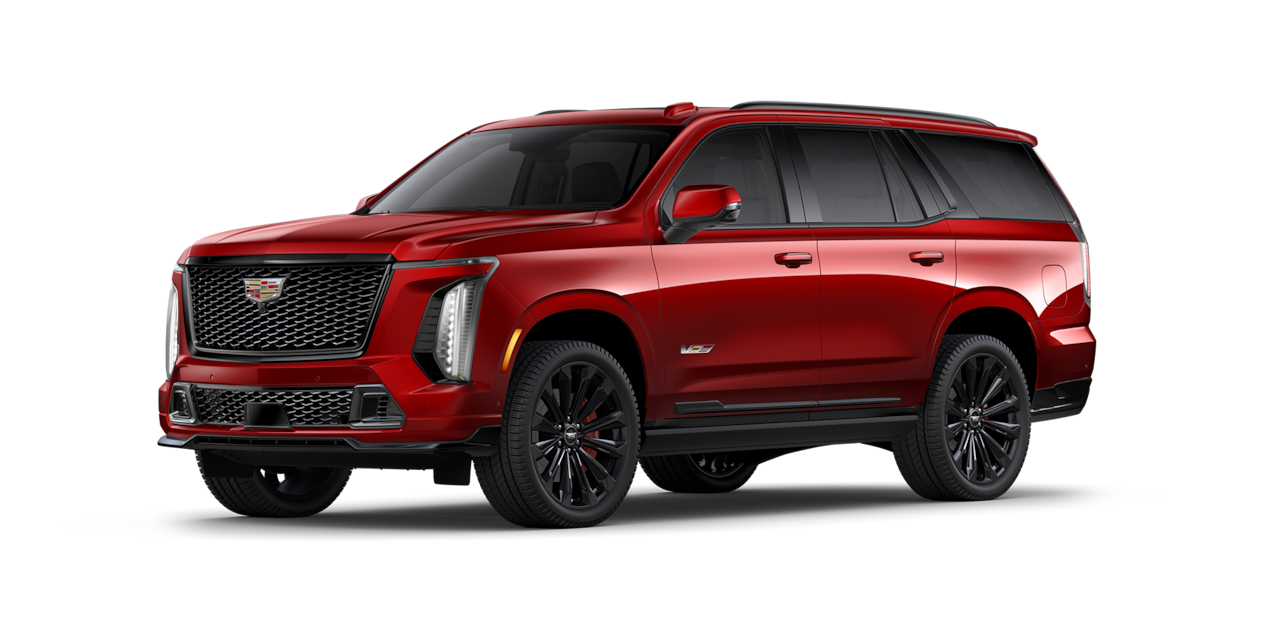 Cadillac Escalade-V versión SUV color radiant red metallic