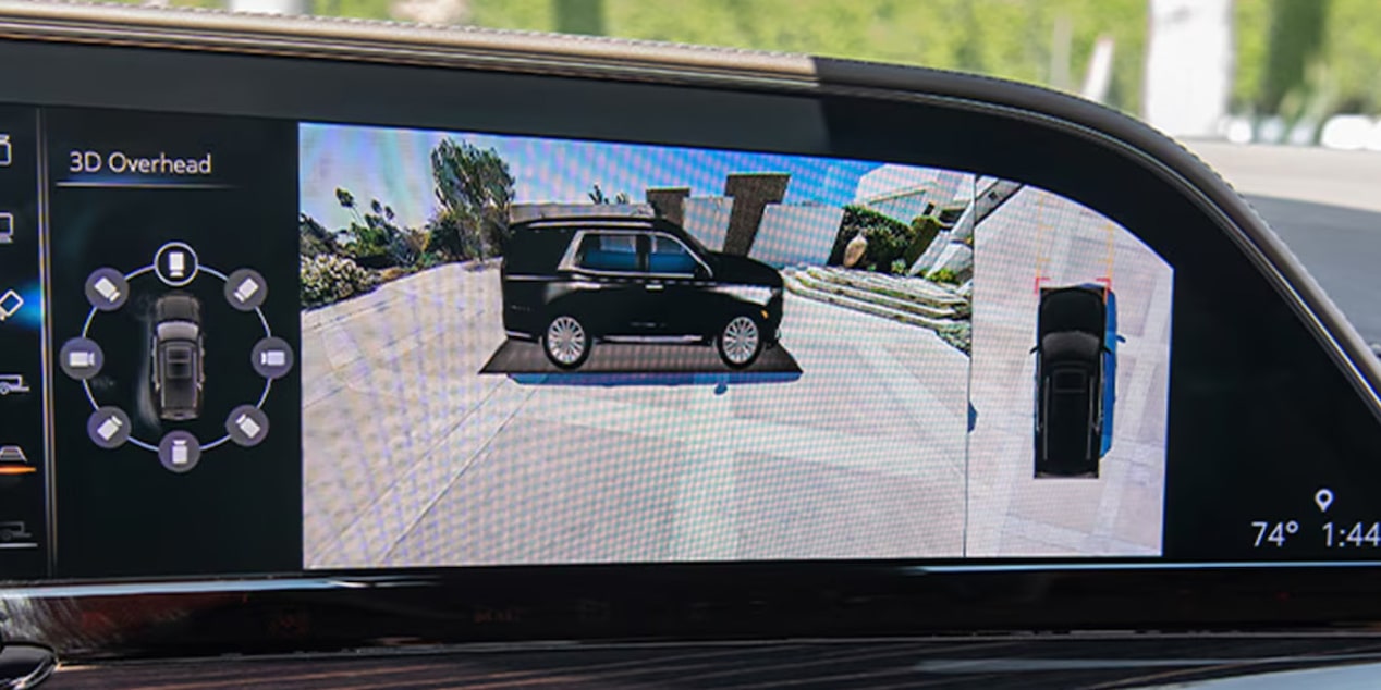 Cámara 360 grados HD integrada en Cadillac Escalade-V 2026