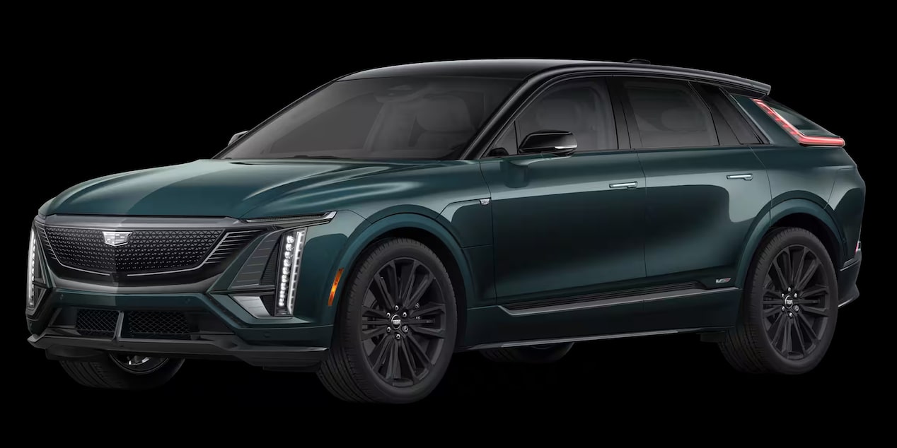 Cadillac Lyriq-V color Carrageen Metallic