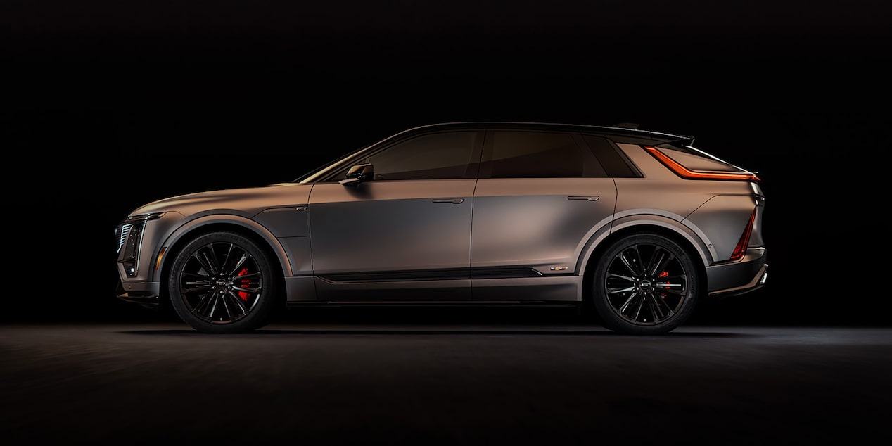 Icónico diseño exterior de tu Cadillac Lyriq-V