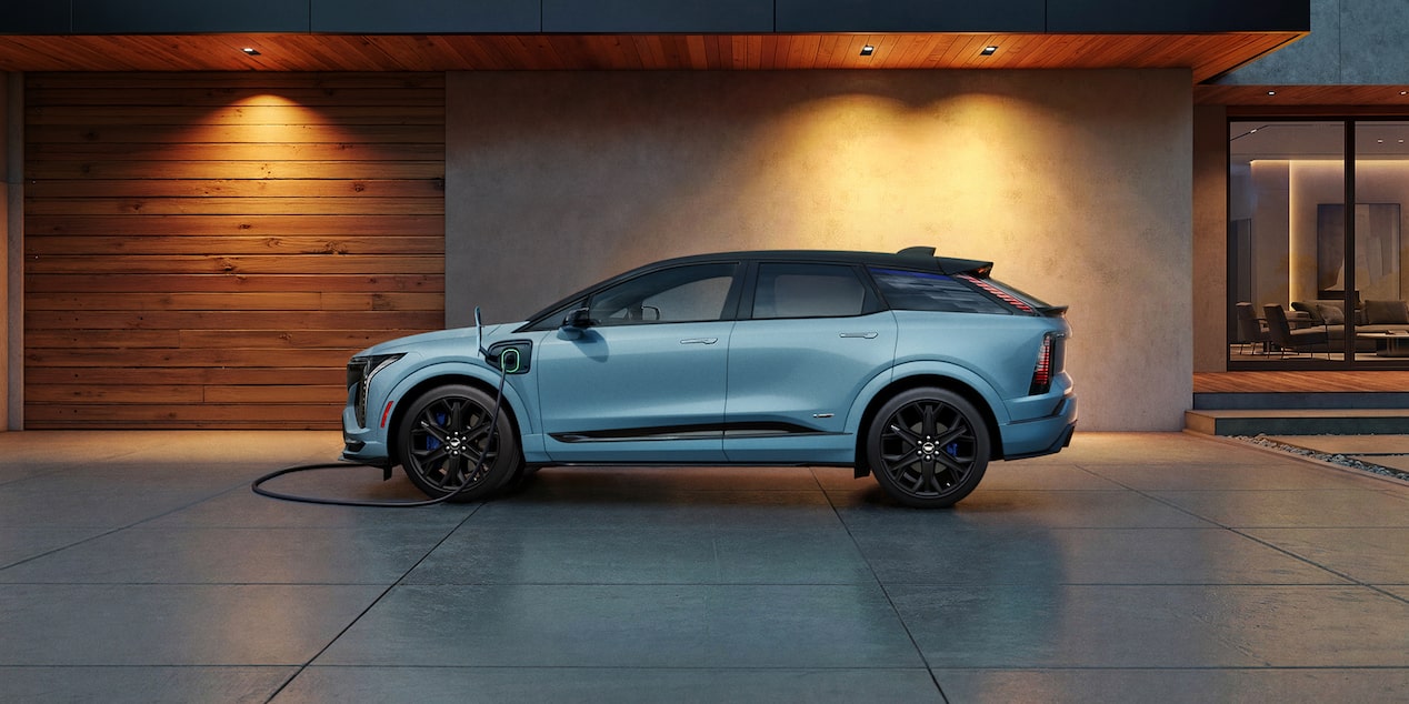 Cadillac OPTIQ-V con autonomía de 403 km y carga de hasta 49 km por hora