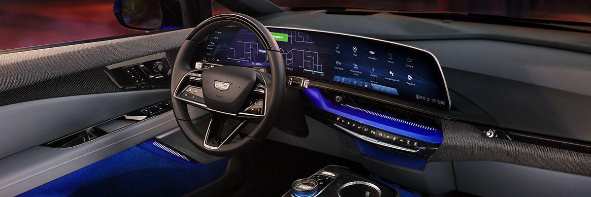  Cadillac OPTIQ 2026 con pantalla LED de 33” curvada y oled
