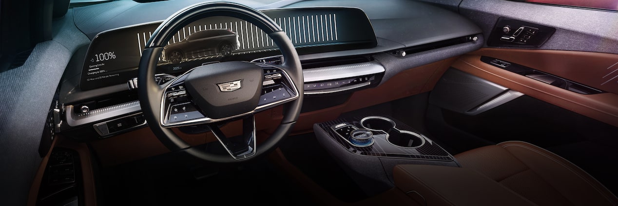 Cadillac OPTIQ 2026, disfruta de un interior con acabados de lujo