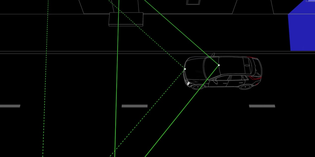 Cadillac OPTIQ 2026 con intersección de frenado de emergencia automático