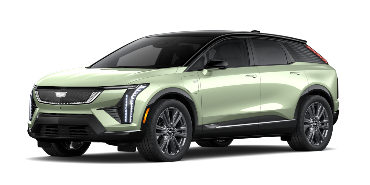 Cadillac OPTIQ 2027 en color exterior Citron Tricoat