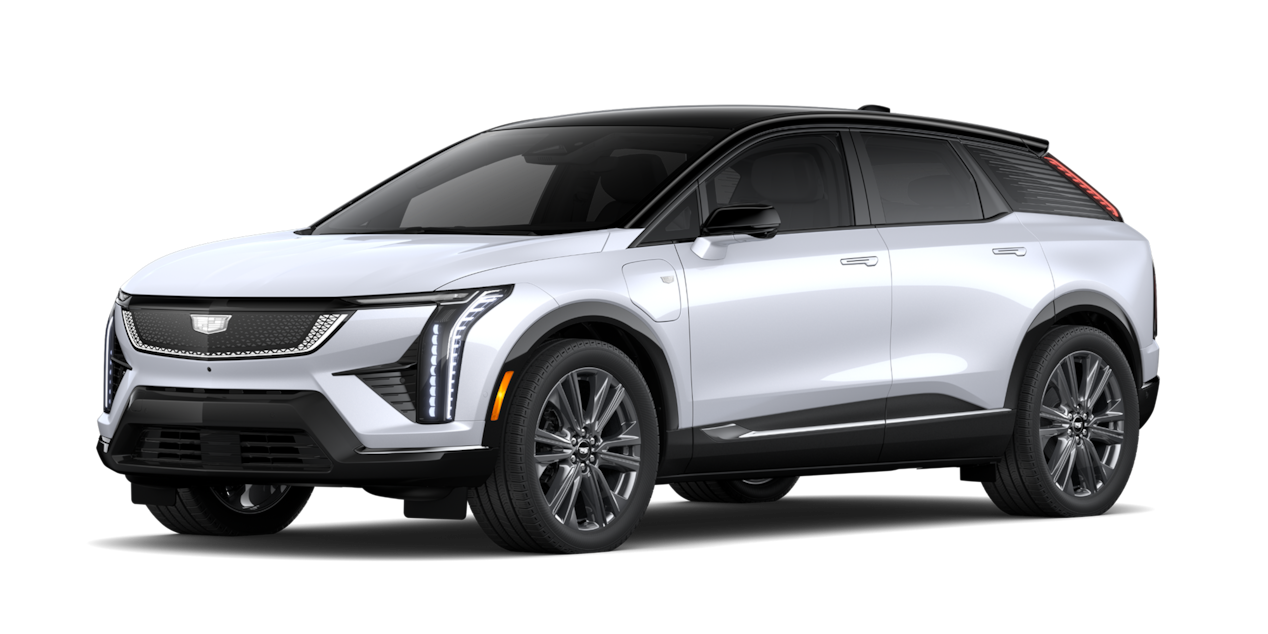 Cadillac OPTIQ 2027 en color exterior Polar White
