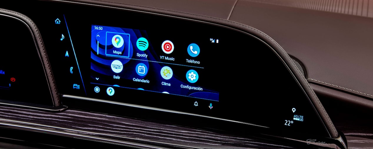 Phone Projection con pantalla táctil en el sistema de infoentretenimiento de tu Cadillac