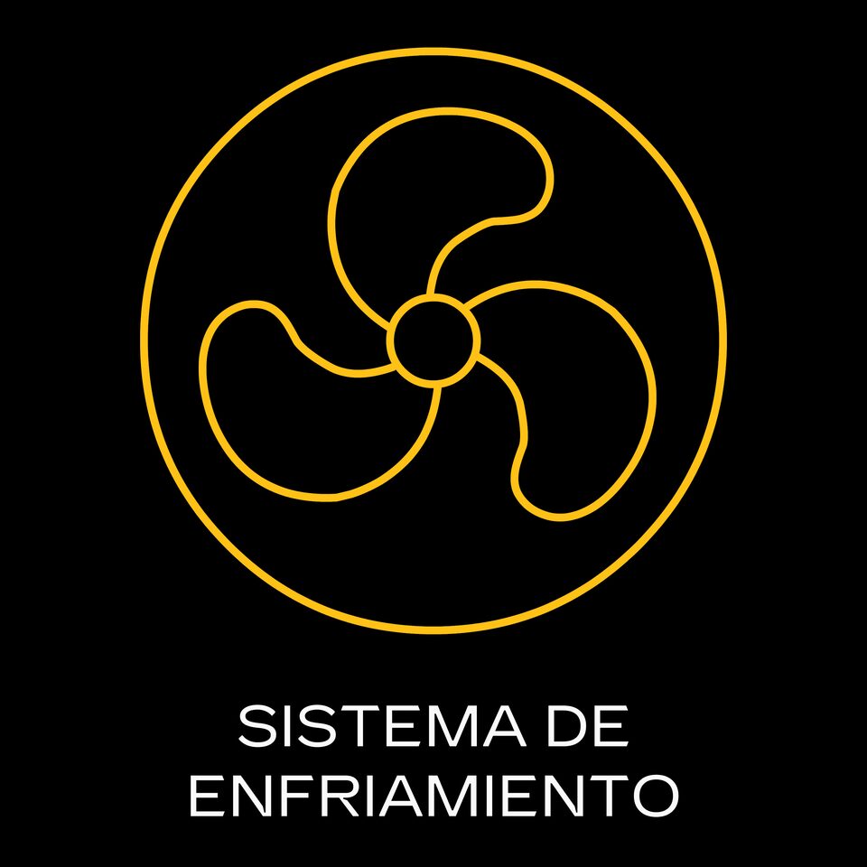 Ícono de sistema de enfriamiento